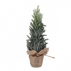 ABETE PICCOLO INNEVATO 40cm BASE JUTA [9010180-00.jpg]