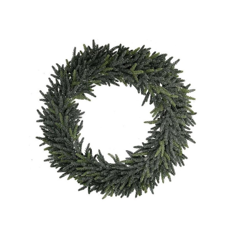 CORONA VERDE GHIACCIATA d50cm [9015130-00.jpg]