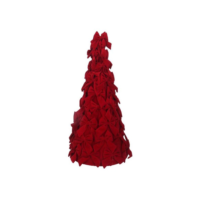 ALBERO FIOCCHI ROSSI TESSUTO d20h40cm [9015245-00.jpg]