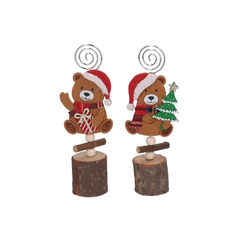 SEGNAPOSTO ORSO LEGNO MARRONE 2sogg.16cm [9015225-00.jpg]