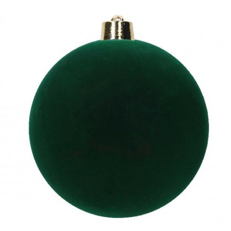 SFERA FLOCCATA VERDE cm20 [9010076-00.jpg]
