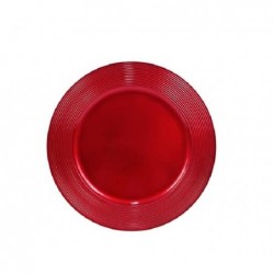 SOTTOPIATTO d33cm RIGIDO ROSSO [9015423-00.jpg]