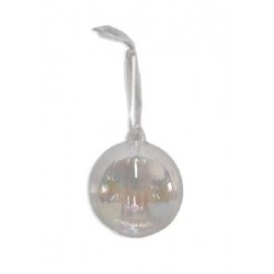 SFERA VETRO IRIDESCENTE d8cm TRASPARENTE [9011173-00.jpg]
