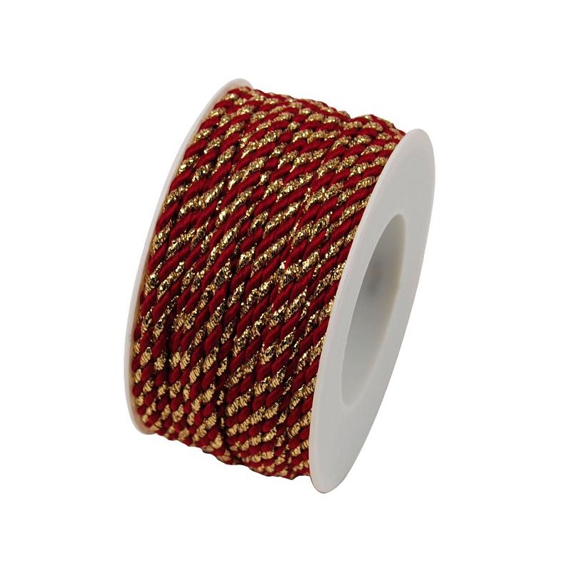 CORDONCINO mm3x25m ROSSO/ORO [2704880-00.jpg]