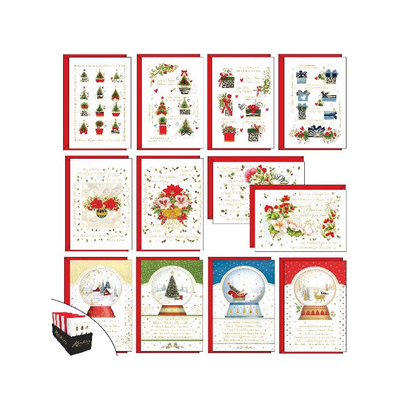 ---KARTOS NATALECARD 9x14 120pz ALBERI [2249001-00.jpg]