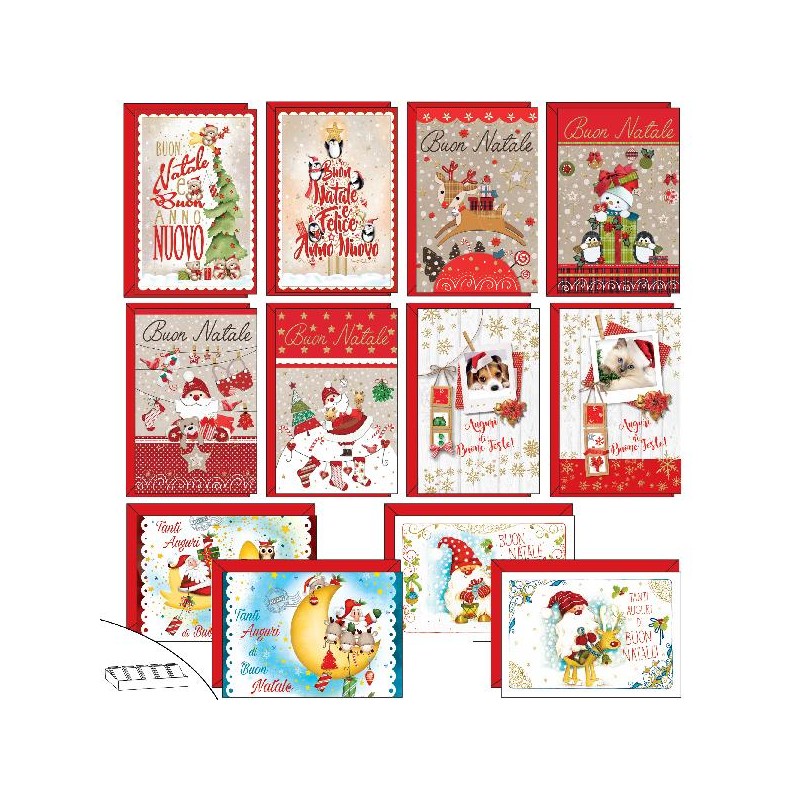 KARTOS BIGL/BUSTA 9x14 500pz NATALE 20s [2249004-00.jpg]