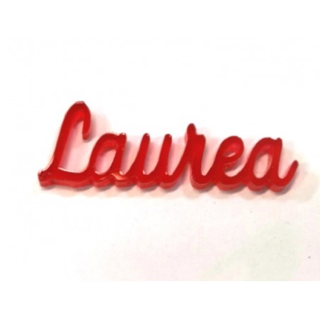 SCRITTA PLEXI ROSSO LAUREA 5cm [0141834-00.jpg]
