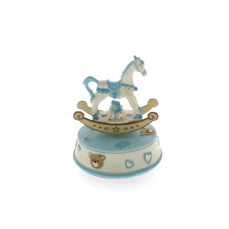---CARILLON CAVALLOdondolo AZZURRO 13cm [0141518-00.jpg]