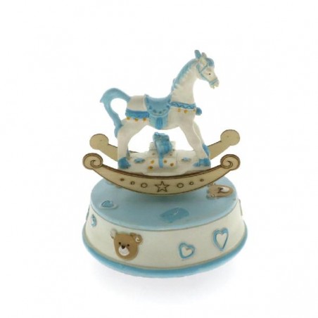 ---CARILLON CAVALLOdondolo AZZURRO 13cm [0141518-00.jpg]