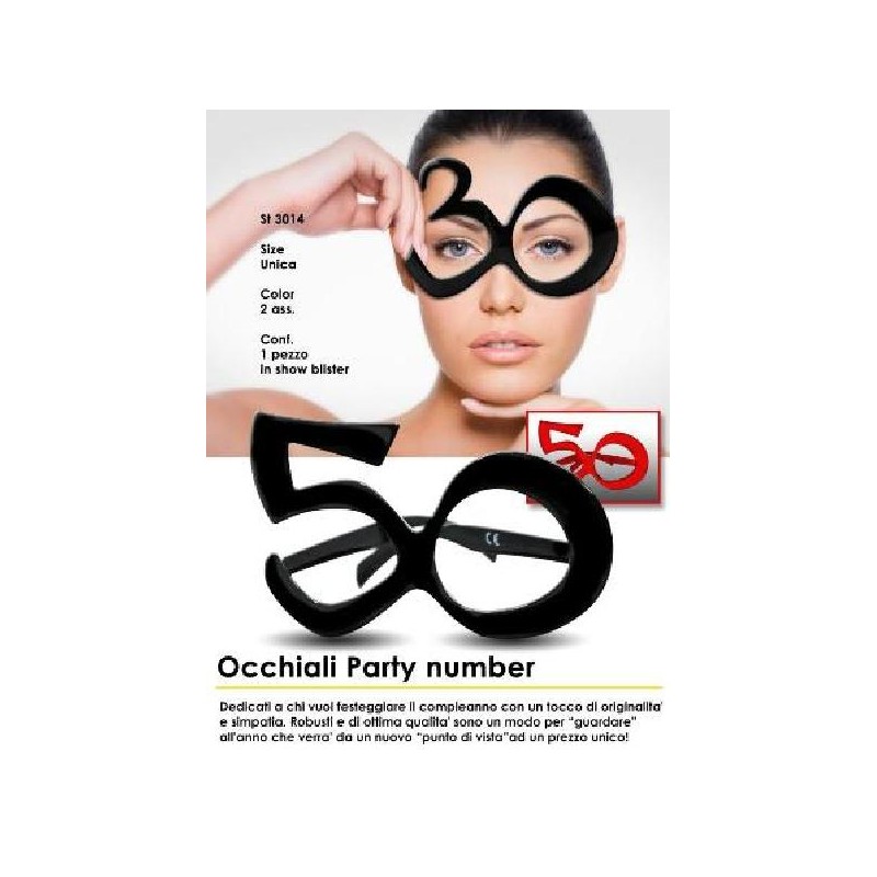 OCCHIALI PARTY 50 ANNI TORTA [8402125-00.jpg]