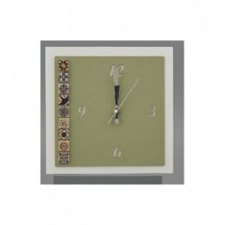 ---OROLOGIO MAIOLICA VERDE 29x29cm [0140176-00.jpg]