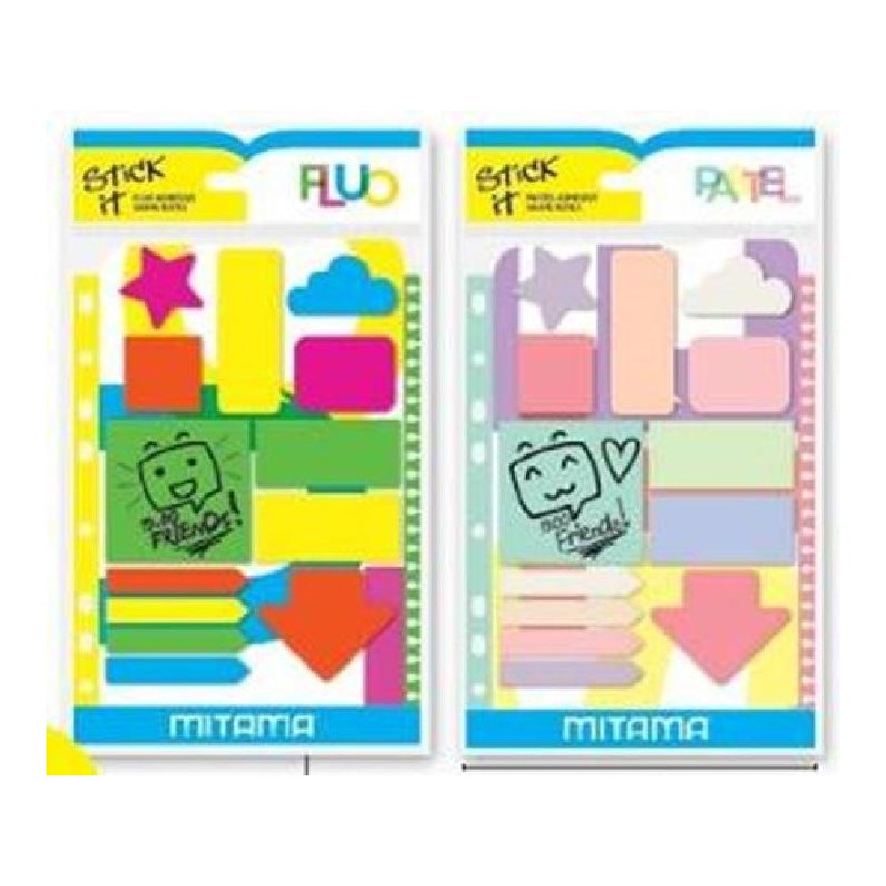 mitama PAD NOTES ADESIVI,STICK IT A/4 CON ATTACCO UNIVERSALE ANELLI E SPIRALE [2460004-00.jpg]