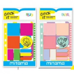 PAD NOTES ADESIVI STICK IT A/5 MITAMA CON ATTACCO UNIVERSALE ANELLI E SPIRALE [2460005-00.jpg]