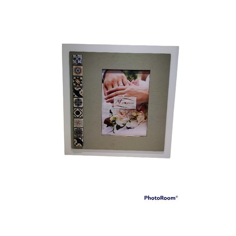 ---PORTAFOTO MAIOLICA VERDE 29x29cm [0140175-00.jpg]