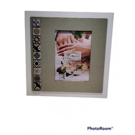 ---PORTAFOTO MAIOLICA VERDE 29x29cm [0140175-00.jpg]