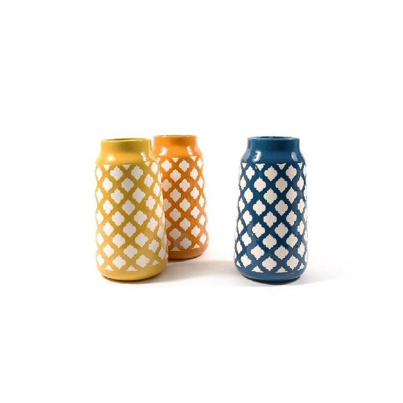 ---VASO FIORI CERAMICA BOHO CHIC 15x28cm [9020156-00.jpg]