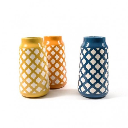 ---VASO FIORI CERAMICA BOHO CHIC 15x28cm [9020156-00.jpg]