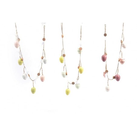 ---FILO CON 6 UOVA  E PIUME h100cm [9020128-00.jpg]