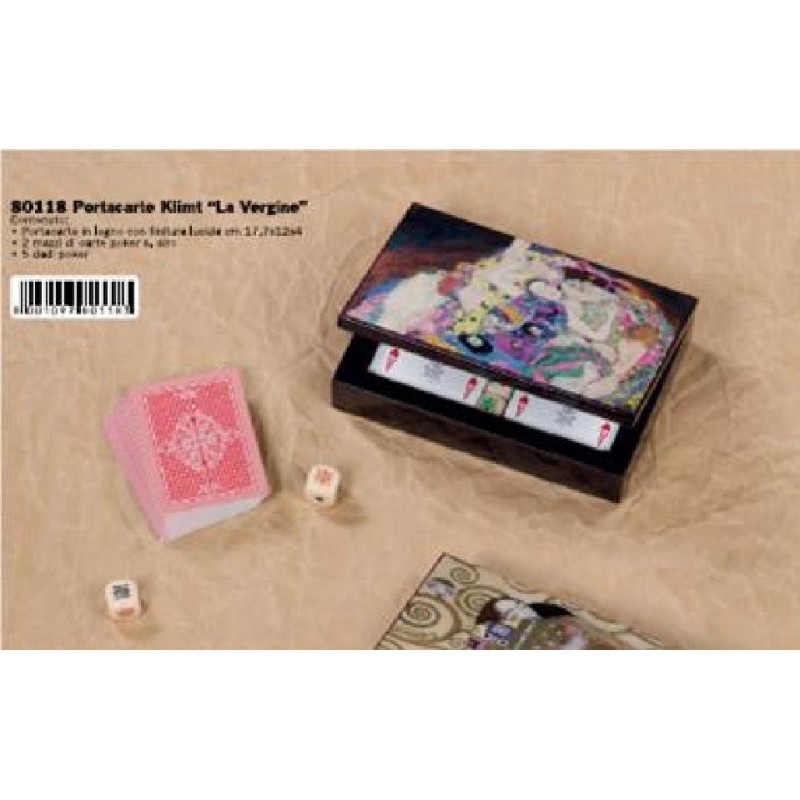 ---PORTACARTE KLIMT -LA VERGINE- 2MAZZI [0250341-00.jpg]