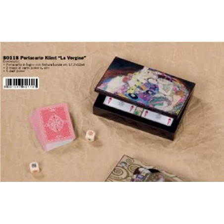 ---PORTACARTE KLIMT -LA VERGINE- 2MAZZI [0250341-00.jpg]