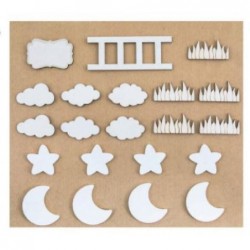 ---DECORAZIONI ADESIVE LUNA-STELLE 21pz [0142457-00.jpg]