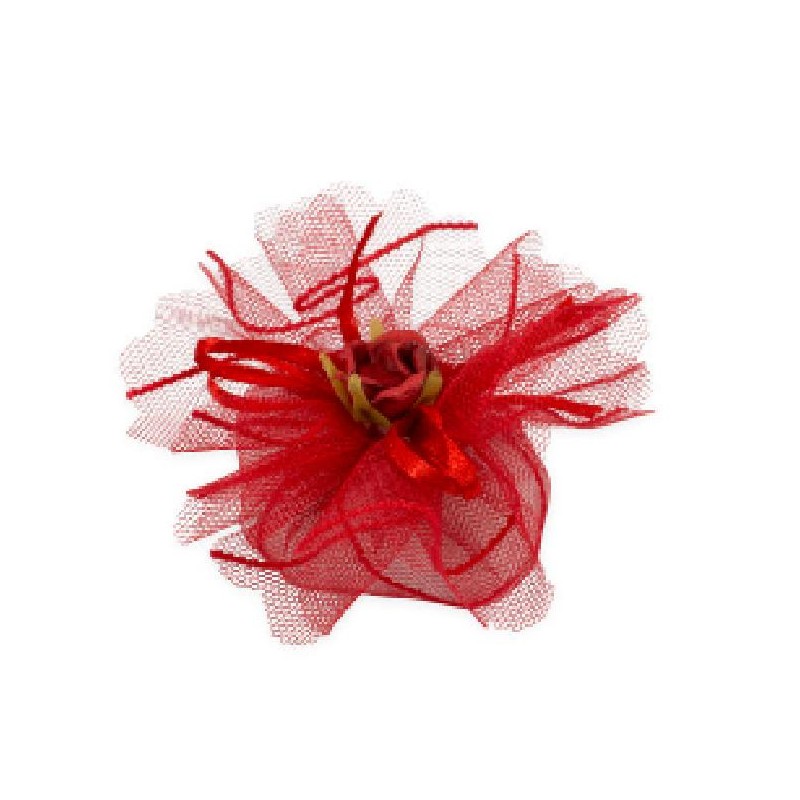 ---SACCH. TULLE RIGATO TONDO 50/10 ROSSO [0142510-00.jpg]