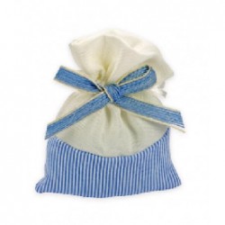SACCHETTO COTONE C/FIOCCO CELESTE [0142516-00.jpg]