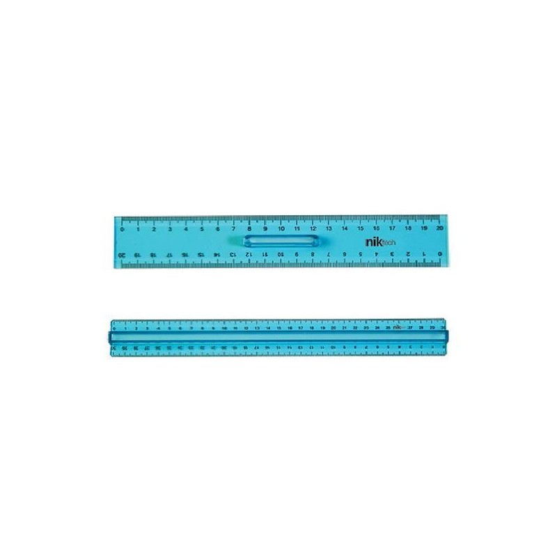 TRIPLODECIMETRO PLASTICA cm30 NIK TECH [8022203-00.jpg]