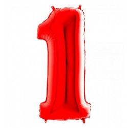 PALLONCINO FOIL 1mt ROSSO NR.1