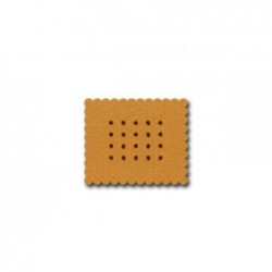 APPLICAZ. BISCOTTO RETT. 3cm BEIGE [0144686-00.jpg]