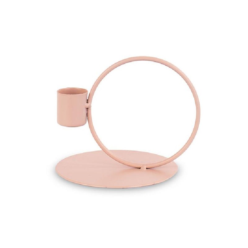 ---PORTACANDELA METALLO ROSA d95h200 [TONO29068-00.jpg]