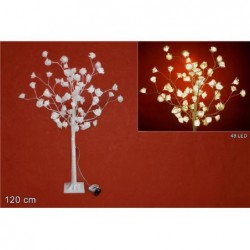 ALBERO ROSE BIANCHE 120cm LED [0144697-00.jpg]