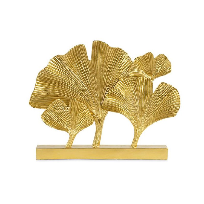 ---BASE CON 4 FOGLIE GINGKO ORO 470x55x3 [TONO29039-00.jpg]