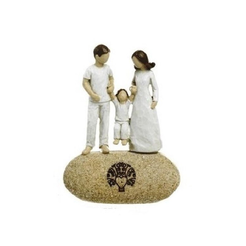 ---FAMIGLIA SU ROCCIA 12,3cm RESINA [0145025-00.jpg]