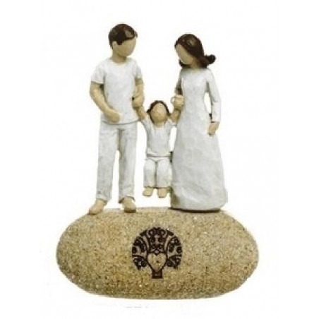 ---FAMIGLIA SU ROCCIA 12,3cm RESINA [0145025-00.jpg]