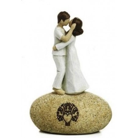 ---INNAMORATI SU ROCCIA 12,5cm RESINA [0145026-00.jpg]