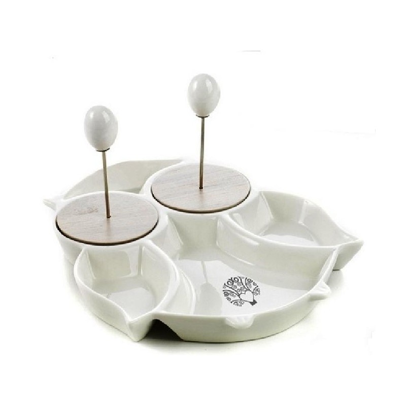 SET ANTIPASTO GUFO PORCELLANA 20cm [0145054-00.jpg]