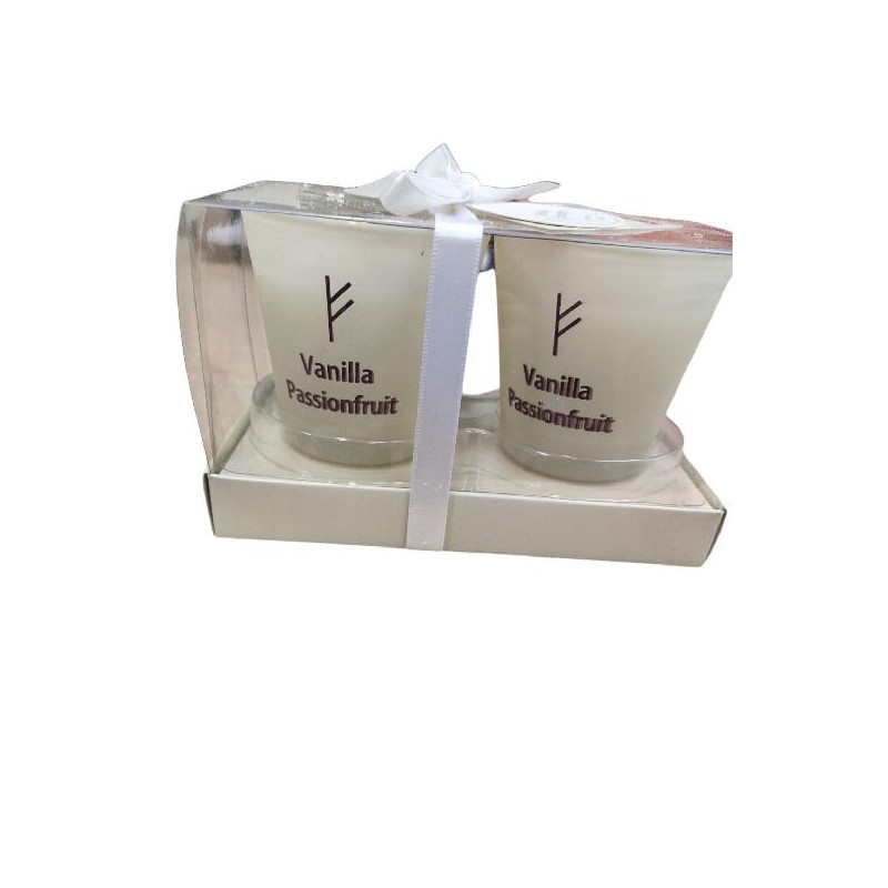 ---SET 2 CANDELE PROFUMATE h6,5cm VANIGL [TONO20527-00.jpg]