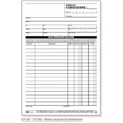 BLOCCO COMMISSIONI A4 2copie 50ff Chim. [ZB0009-00.jpg]