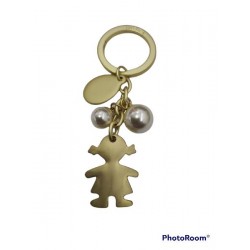 ---PORTACHIAVI BIMBA ORO OPACO+PERLE3 [0142216-00.jpg]