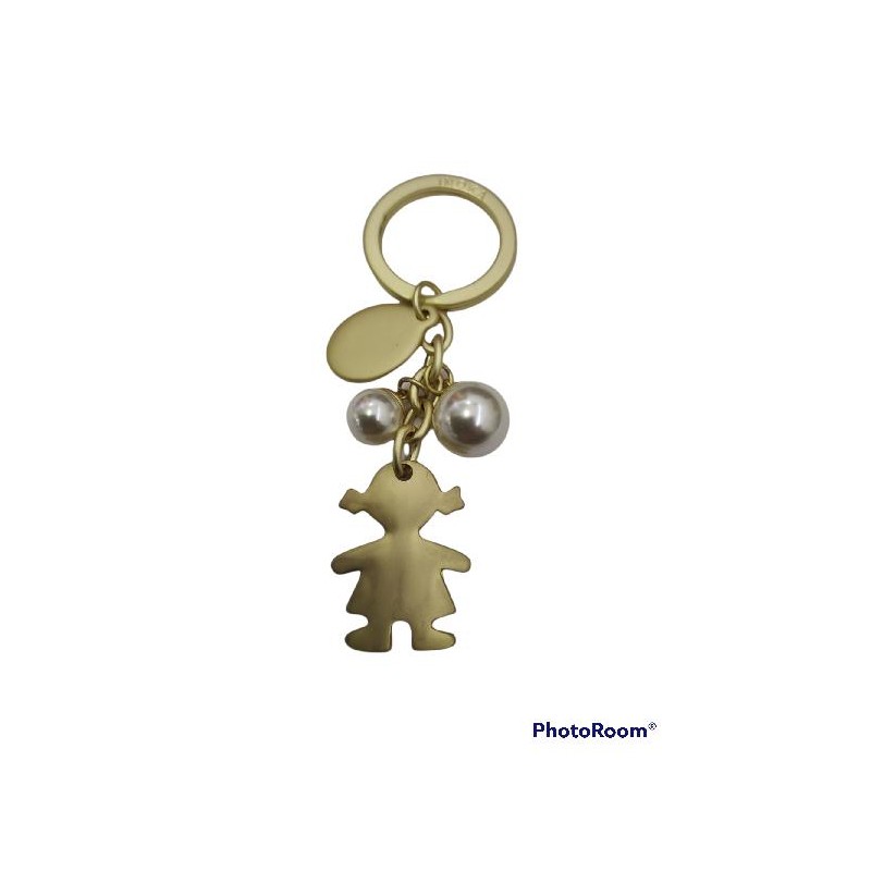 ---PORTACHIAVI BIMBA ORO OPACO+PERLE3 [0142216-00.jpg]