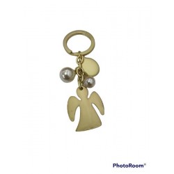 ---PORTACHIAVI ANGELO ORO OPACO+PERLE [0142222-00.jpg]