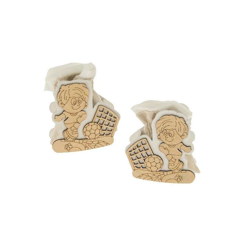 SACCHETTO CALCIATORE LEGNO 2sogg-8cm [0180011-00.jpg]
