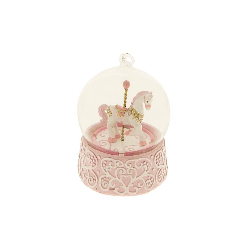 GIOSTRA C/LED CAVALLINO ROSA 10cm [0141565-00.jpg]
