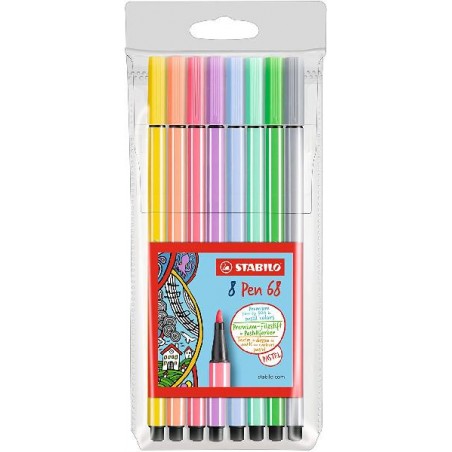 STABILO PEN 68 PASTELLO ast.8pz [1111616-00.jpg]