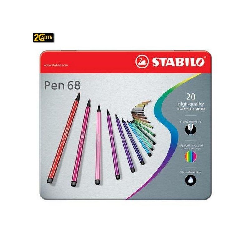 STABILO PEN-68 Scat.Metallo 20pz [8086020-00.jpg]