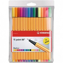 STABILO POINT 88 ast.15pz CON 5 FLUO [1111813-00.jpg]