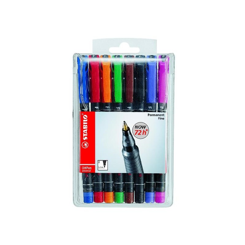 PENNA STABILO-OHP-F ast.8pz ASS. [1215208-00.jpg]