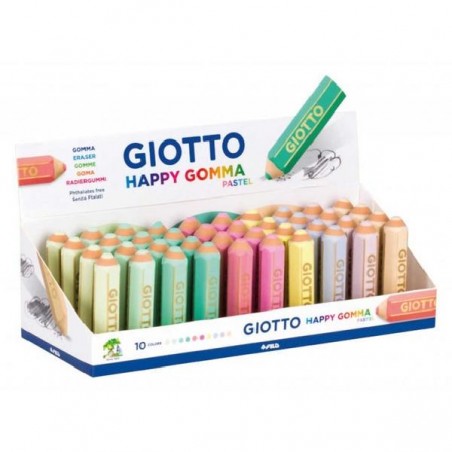 HAPPY-GOMMA GIOTTO 40pz PASTELLO [FILA234000-00.jpg]