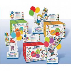 GIOTTO PARTYSET 3esp. TURBO/CERA/PASTEL PVP TURBOCOLOR 1,50 PVP CERA       1,00 PVP PASTELLI   1,30 [FILA313200-00.jpg]